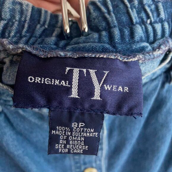 Original TY wear denim midi skirt size 8P - Picture 5 of 6